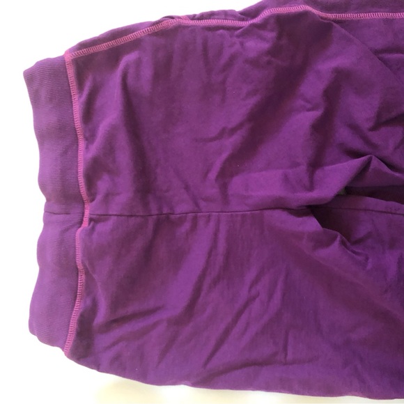 Seed to Style Organic Cotton French Terry Jogger Dark Purple XXS - Picture 5 of 7